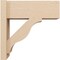 Ekena Millwork 8-in W x 20-in D x 20-in H Funston Block Rough Cedar Woodgrain TimberThane Outlooker, Primed Tan OUTUR080X20X20FST44RCPR - alternate 2